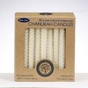 Chanukah Candles - Natural Color Honeycomb Beeswax