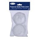 Set of 6 Round Seder Plate Liners