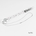 Pewter and Pink Crystal Yad with Stones