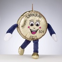 Chanukah Plush Gelt Doll