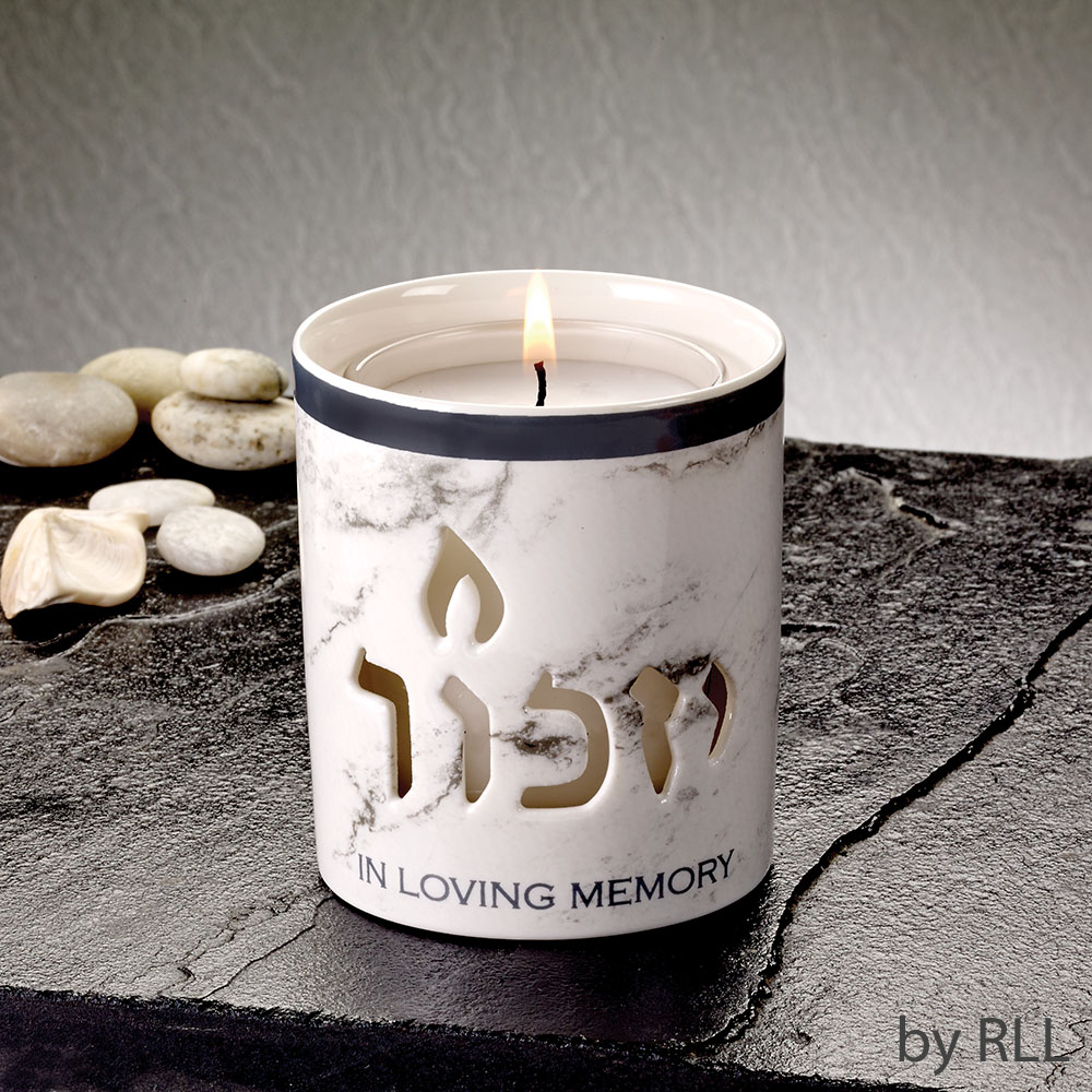 Marble Ceramic Yizkor Luminaria