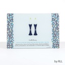 Tempered Glass Shabbat Candles Drip Tray 