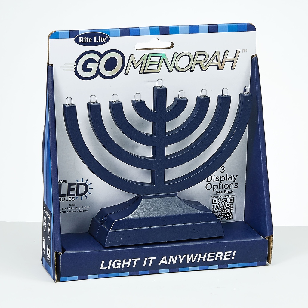 Go Menorah™ - Light It Anywhere - Navy