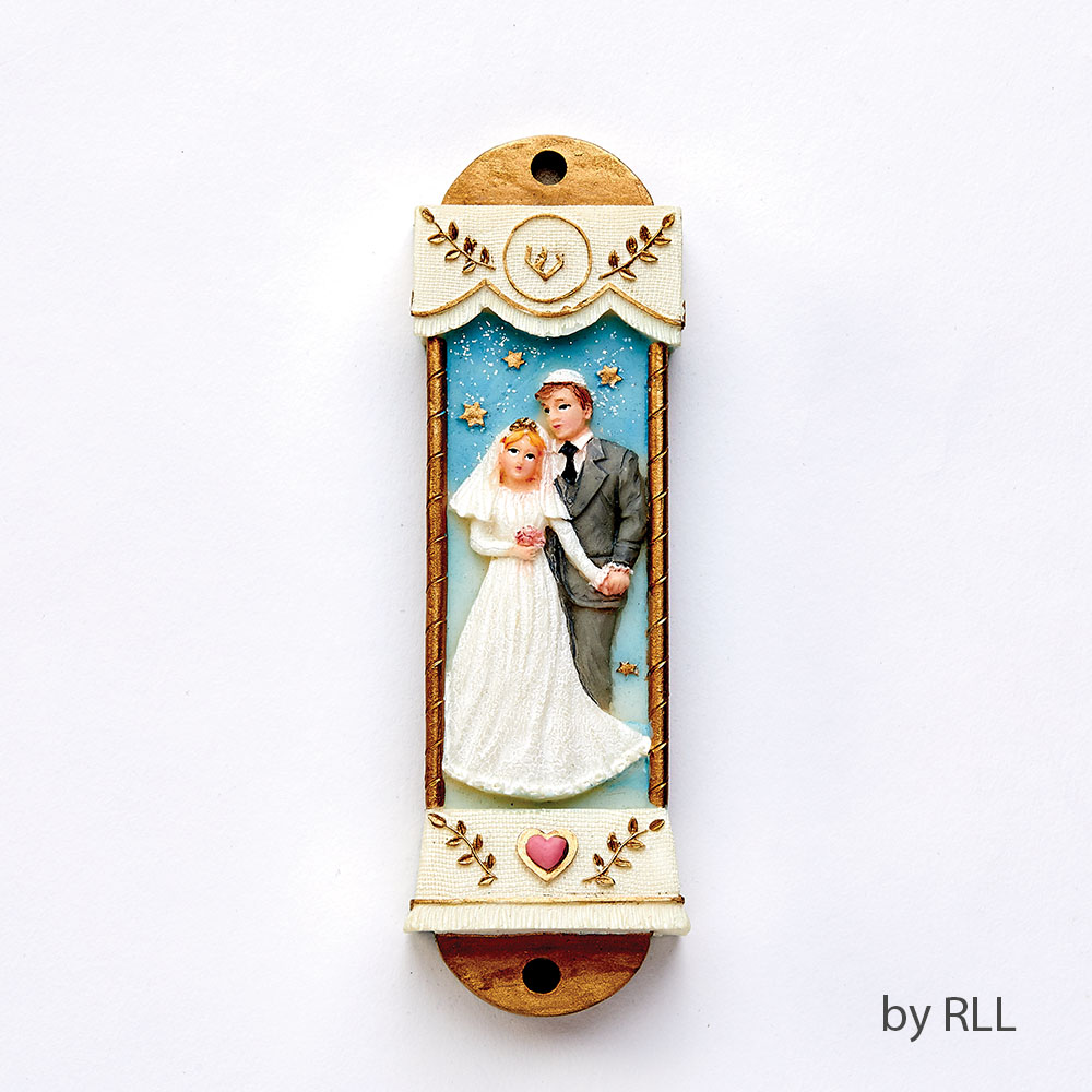 Resin Wedding Mezuzah