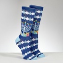 Ugly Sweater Chanukah Adult Crew Socks
