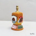 Brown Polystone Sports Dreidel & Stand
