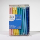 Deluxe Chanukah Candles - Assorted Colors Value Pack
