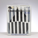 Decor Candles, Two-Tone Black & White 