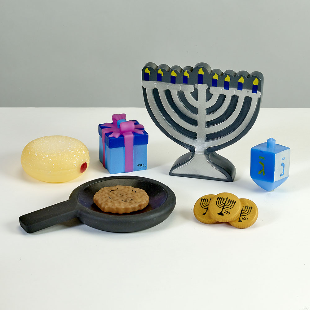  7 Pc. Vinyl Chanukah Play Set