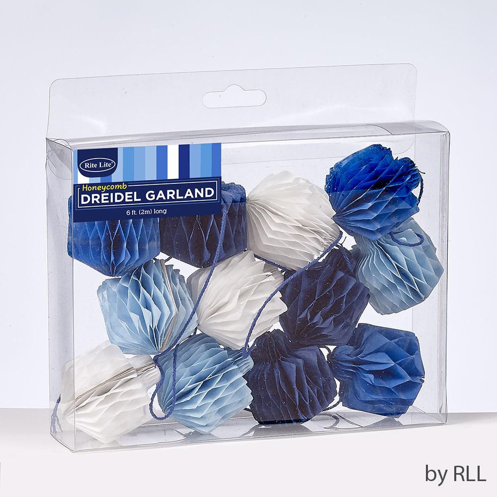 Honeycomb Dreidel Garland