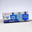 Chanukah Tablescatters, 20 Foiled Dreidels