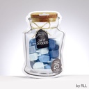 Jar Of Dreidels,25 Med Plast Dreidels,Shades Of Blue