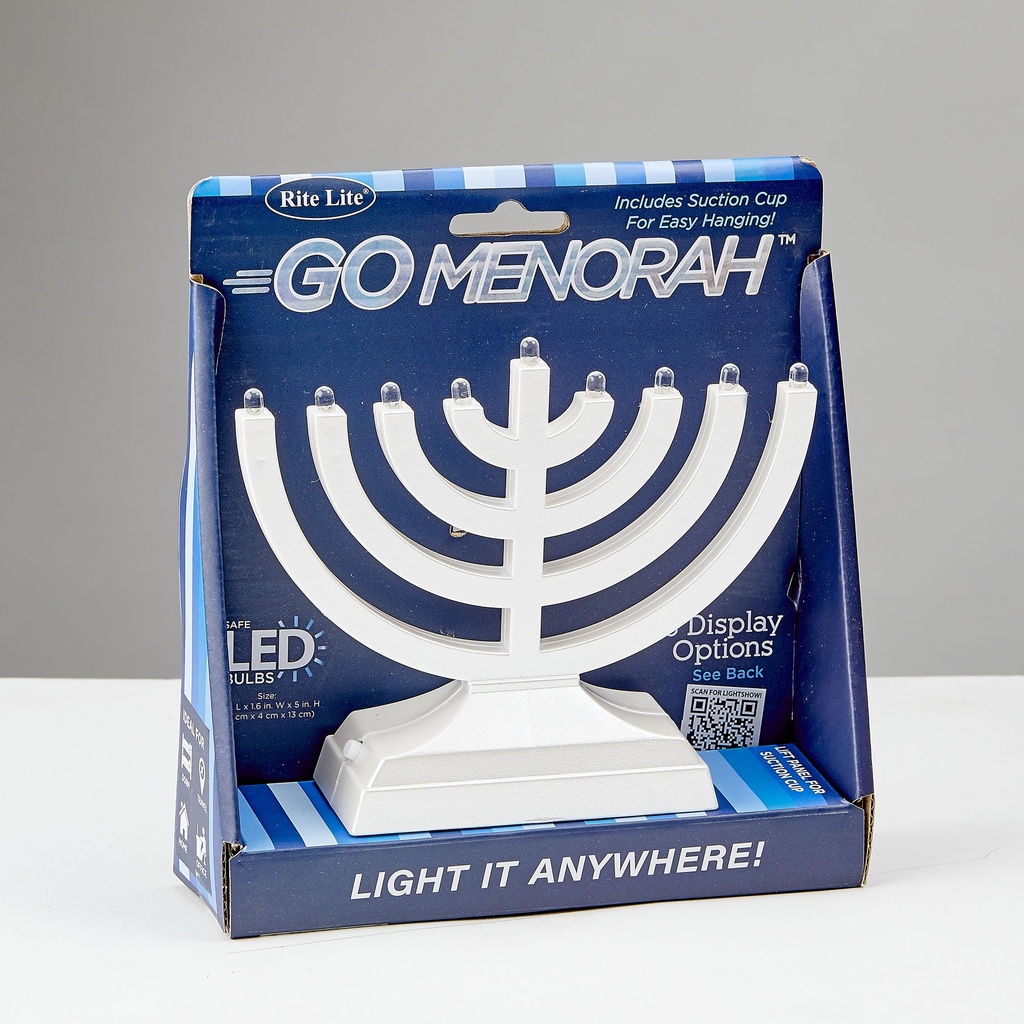 Go Menorah™ - Light It Anywhere - Pearl White
