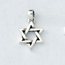 0.75" H Sterling Silver Symmetrical Star Pendant