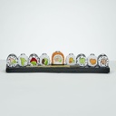 Hand-Painted Resin Sushi Menorah