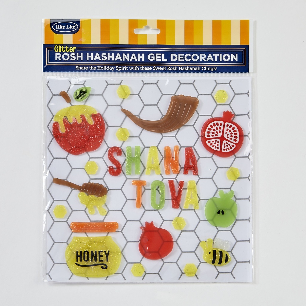 Rosh Hashanah Window Gel Decoration