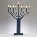 LED Knesset Style Large Display Navy  Menorah