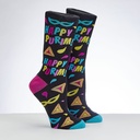 Happy Purim Adult Crew Socks