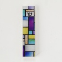 Stained Glass Art Glass Mezuzah