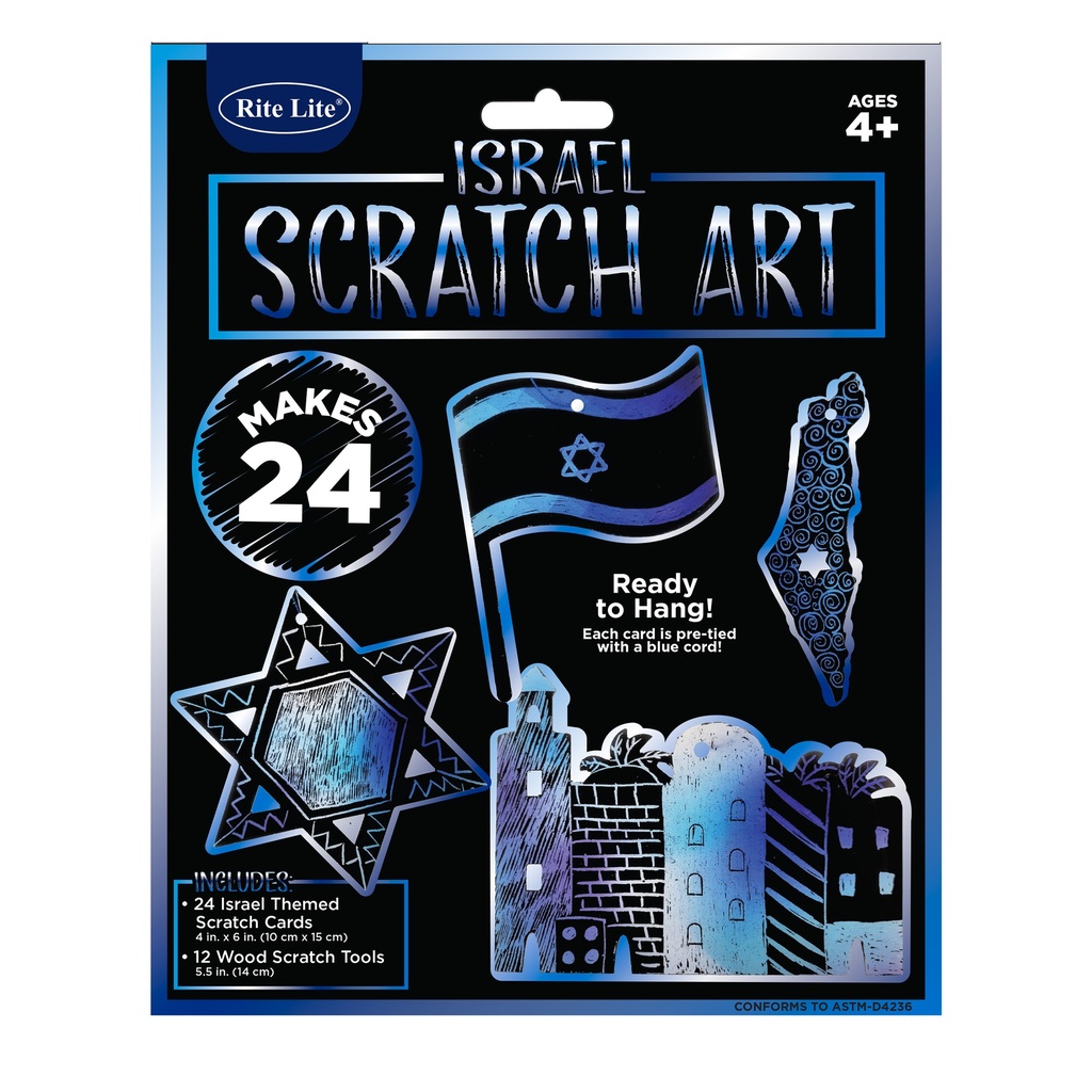 Israel Scratch Art