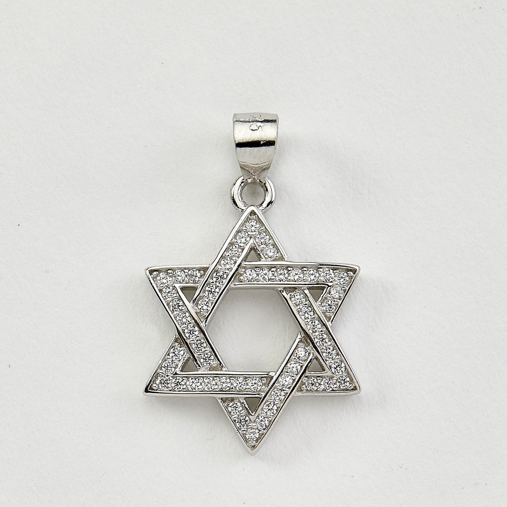 Pendant, Sterling Silver Star of David