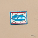 #1 Shvigger Handpainted Ceramic Magnet