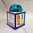 Foundations of the World Ceramic Tzedakah Box