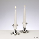 Set of 2 Silverplated Candlesticks, 2.5" High