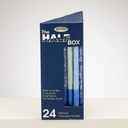 The Half Box 24 Pack Chan Candles, Frosted Shades of Blue