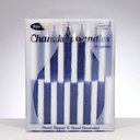 Decor Candles, Two-Tone Blue & White 