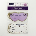 Set of 8 Purim Tags